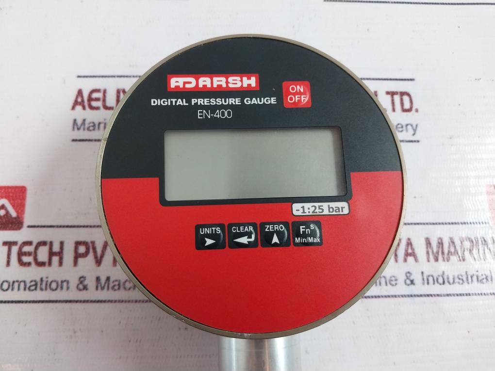 Adarsh En-400 Digital Pressure Gauge -1:25 Bar