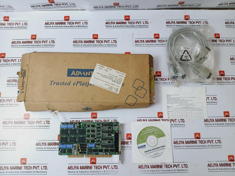 Adavantech Pcl-746+ 4 Port Rs232/422/485 Card Rev B1 01-3 W/ Driver Cd-rom