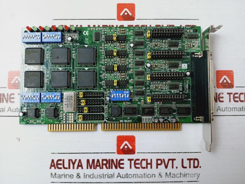 Adavantech Pcl-746+ 4 Port Rs232/422/485 Card Rev B1 01-3 W/ Driver Cd-rom