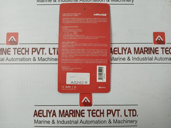 Adblue Obd2 A0242-6