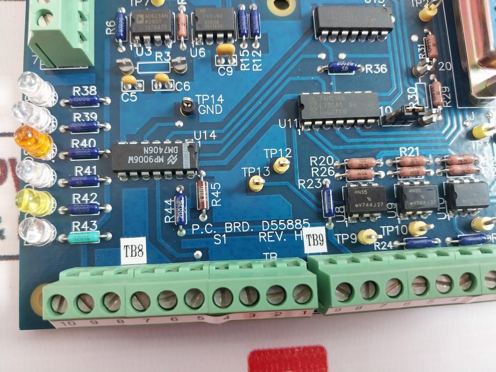 Adcole P.C.Brd.D55885 Printed Circuit Board Rev. H