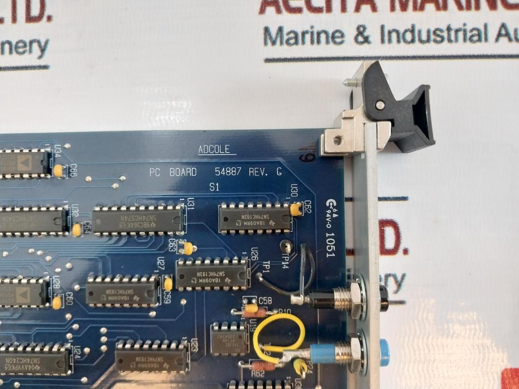 Adcole PC Board 54887 Rev G 94V