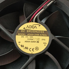 Dc Brushless Axial Cooling Fan 12V Dc 0.25A Adda Corporation Ad0912Hb-a76Gl
