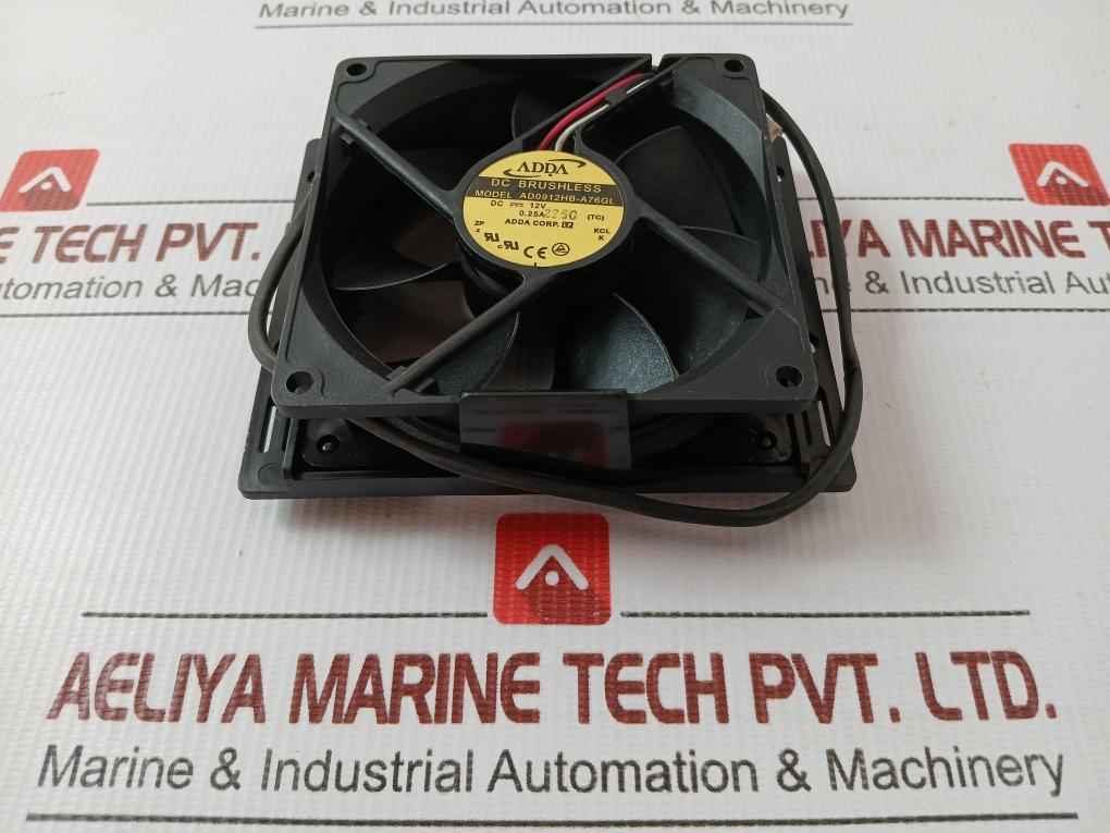 Dc Brushless Axial Cooling Fan 12V Dc 0.25A Adda Corporation Ad0912Hb-a76Gl