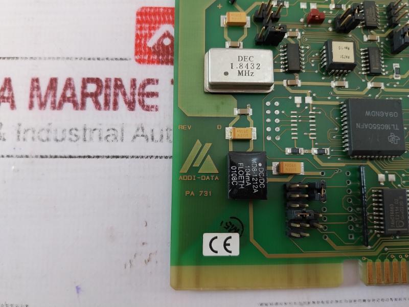 Addi-data Pa 731 A-d 116888 94V-0 Printed Circuit Board