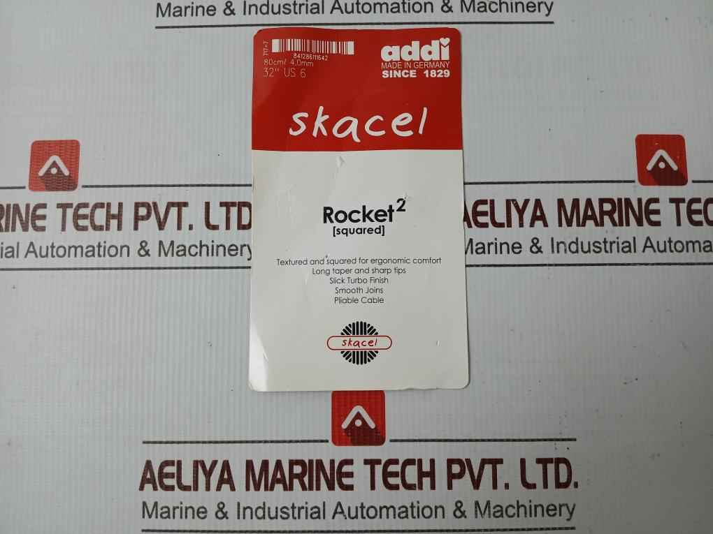 Addi Rocket Squared Circular Knitting Needle 80Cm/4