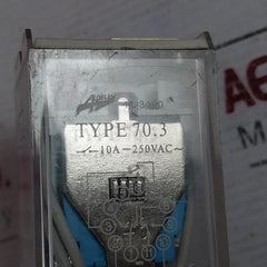Adeleq 11-3480 Relay With Base 70.3 Pf113A-e 10A 11-110