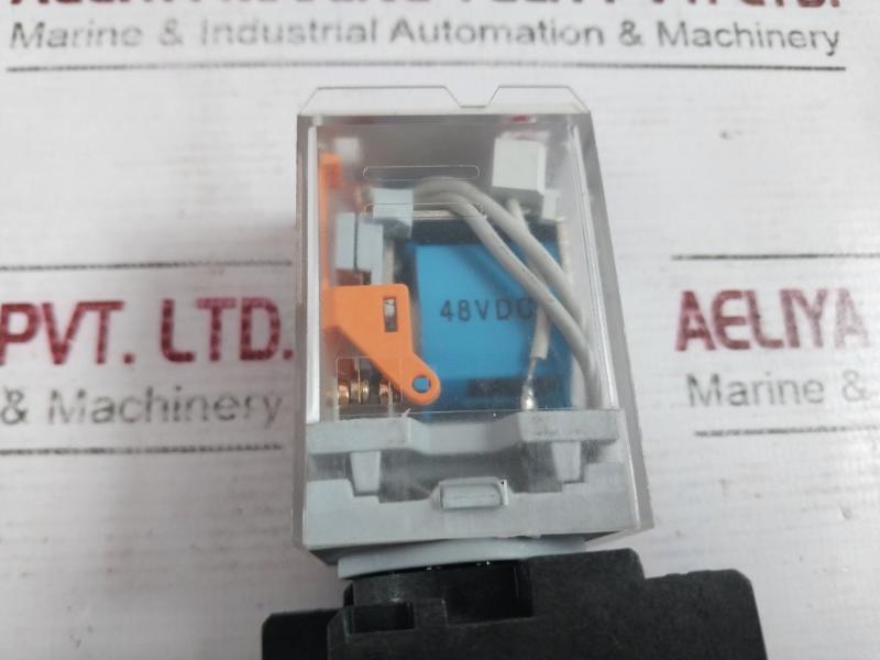 Adeleq 11-3480 Relay With Base 70.3 Pf113A-e 10A 11-110