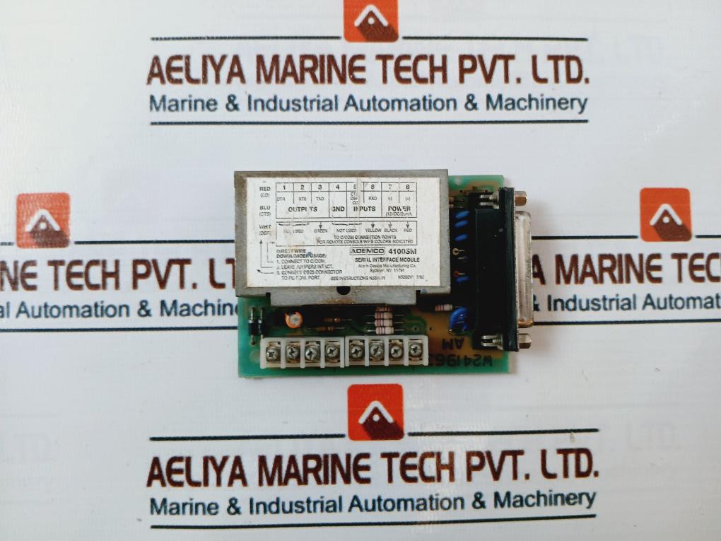 Ademco 4100Sm Serial Interface Module 12Vdc/25Ma