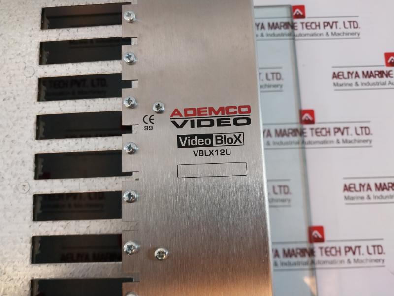 Ademco Video Videoblox Vblx003-01 Matrix Switcher 12U Backplane Power Supply 12-30Vdc/24Vac