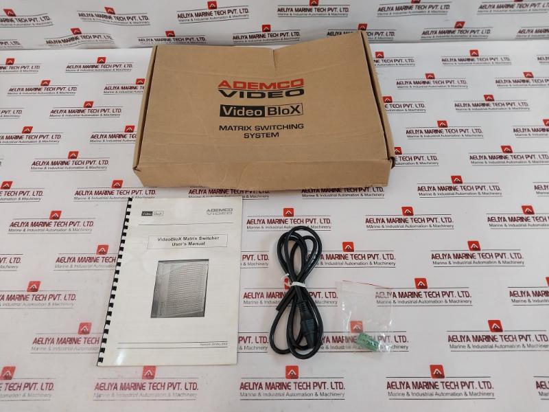 Ademco Video Videoblox Vblx003-01 Matrix Switcher 12U Backplane Power Supply 12-30Vdc/24Vac