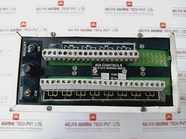 ADI Controls DTSC-3508 Temperature Scanner PT-100 Range 200°C