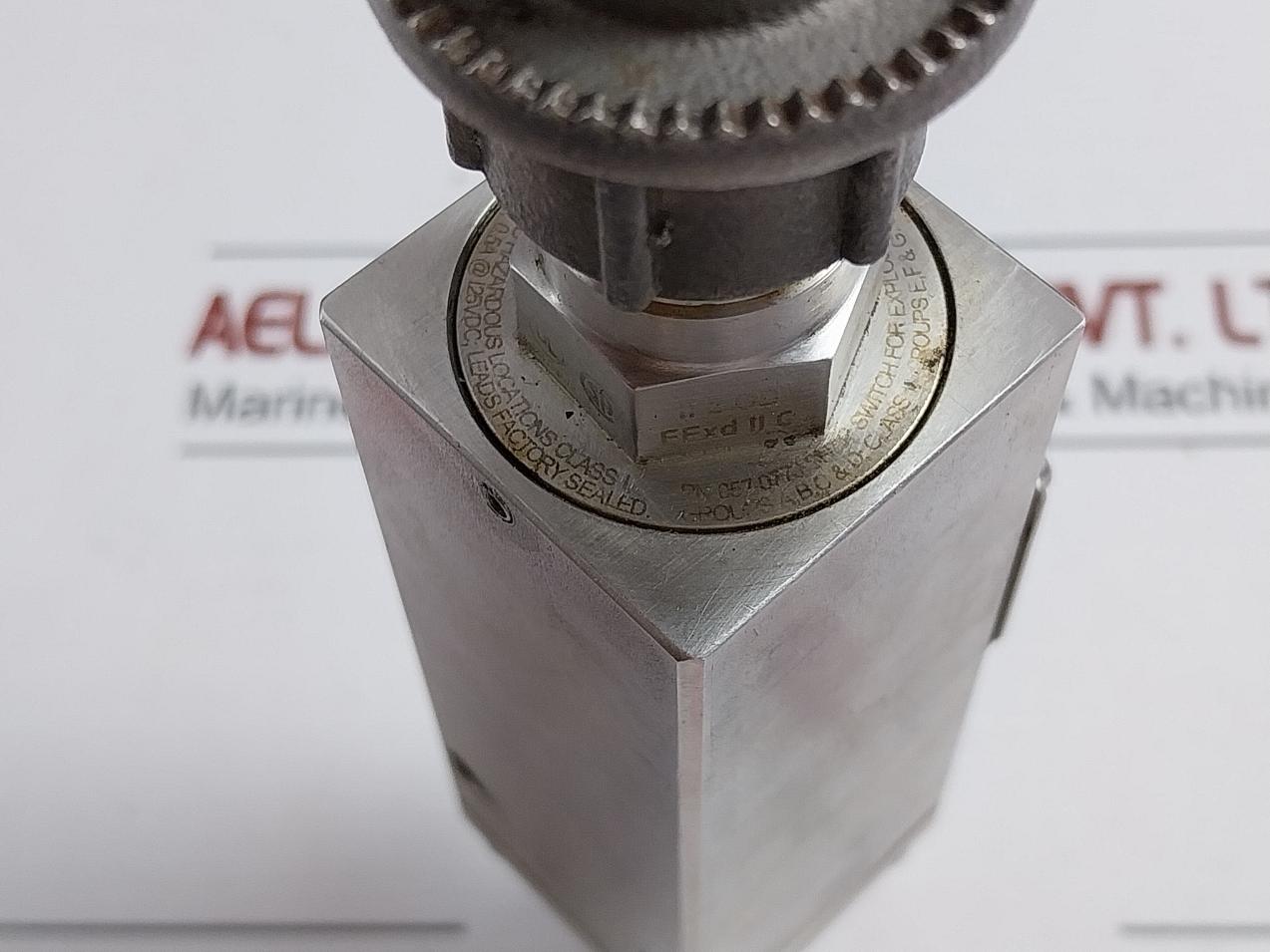 Adjustable Pressure Switch Brand Itt 11A 1/4Hp 125/250 Vac 232P43C6Ehnr
