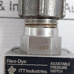 Adjustable Pressure Switch Brand Itt 11A 1/4Hp 125/250 Vac 232P43C6Ehnr