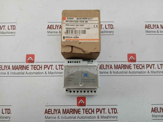 Adjustable Time Delay Relay For Uvr 33681 Merlin Gerin