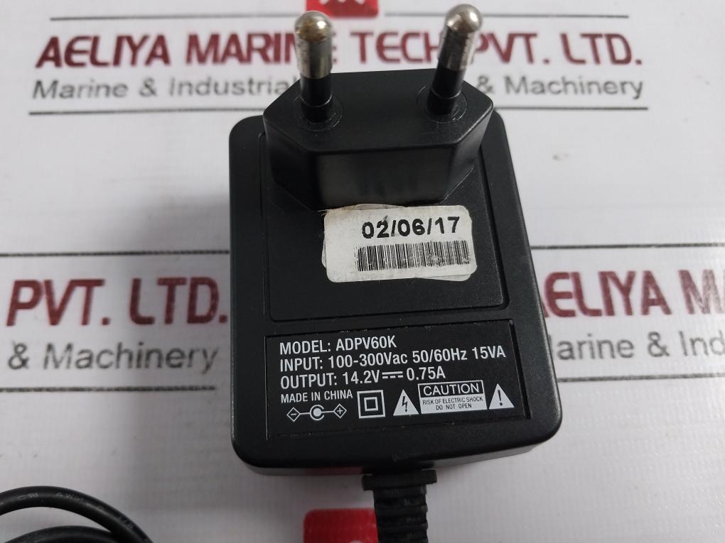 Adpv60K Power Supply Adapter 100-300Vac Input 14.2V 0.75A Output 50/60Hz