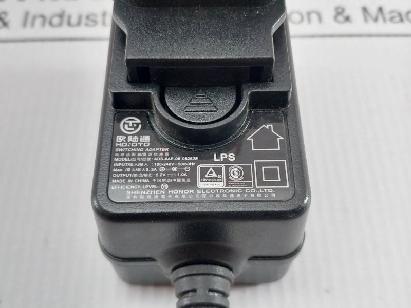 Ads-6Ae-06 05252E Dc Power Adapter 5.2V 1.0A Hoioto