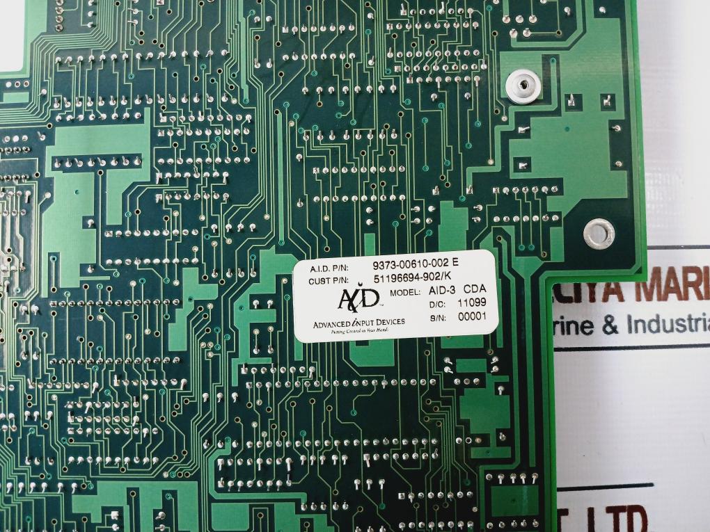 Advance Input Devices/ Honeywell 51196694-902 Ikb Control Board 9373-00610-002 E