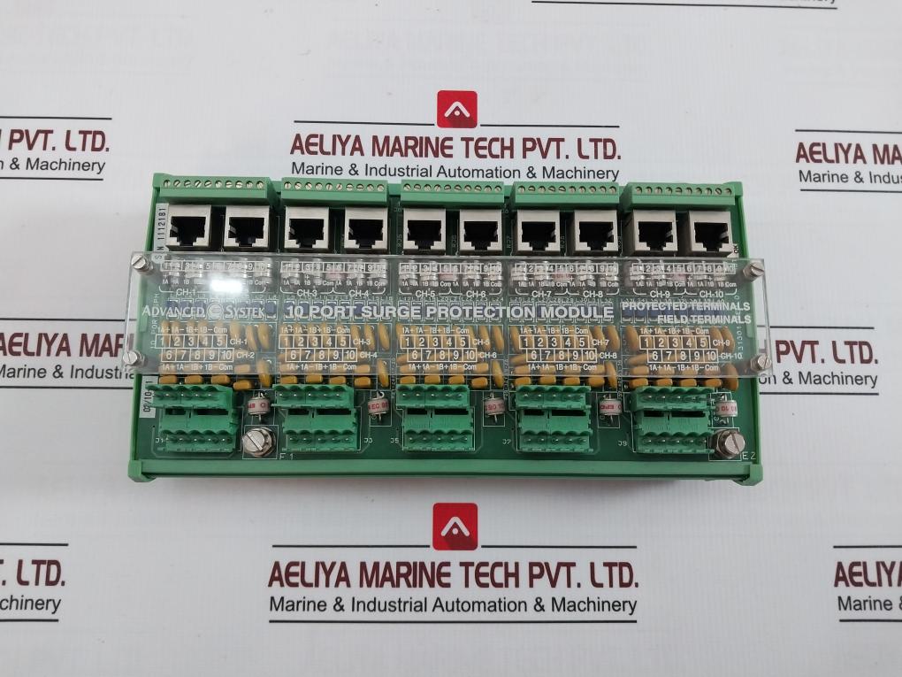 Advanced Systek 1131301 10 Port Surge Protection Module Rev. 0