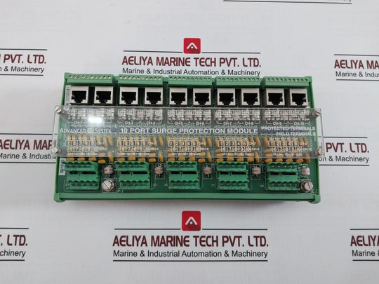 Advanced Systek 1131301 10 Port Surge Protection Module Rev. 0