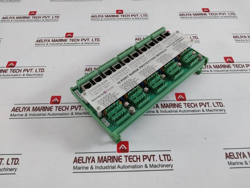 Advanced Systek 1131301 Surge Protection Module 10 Port Rev. 0 01/10-11 Esmt108
