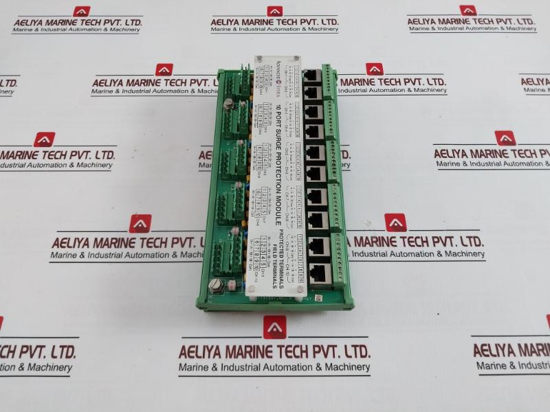 Advanced Systek 1131301 Surge Protection Module 10 Port Rev. 0 01/10-11 Esmt108