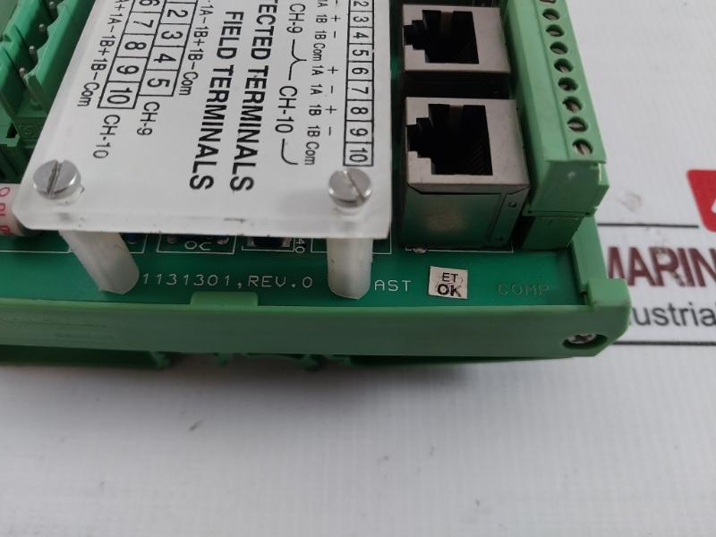 Advanced Systek 1131301 Surge Protection Module 10 Port Rev. 0 01/10-11 Esmt108