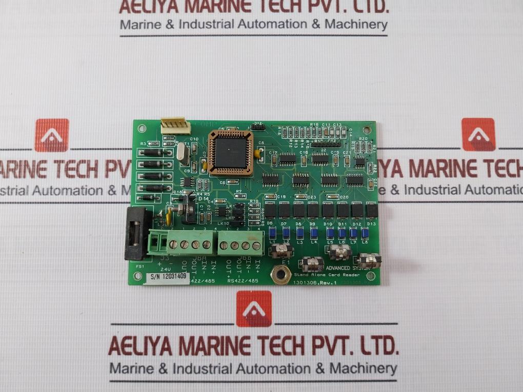 Advanced Systek 1301306 Stand Alone Card Reader Pcb Rev. 1 94V-0