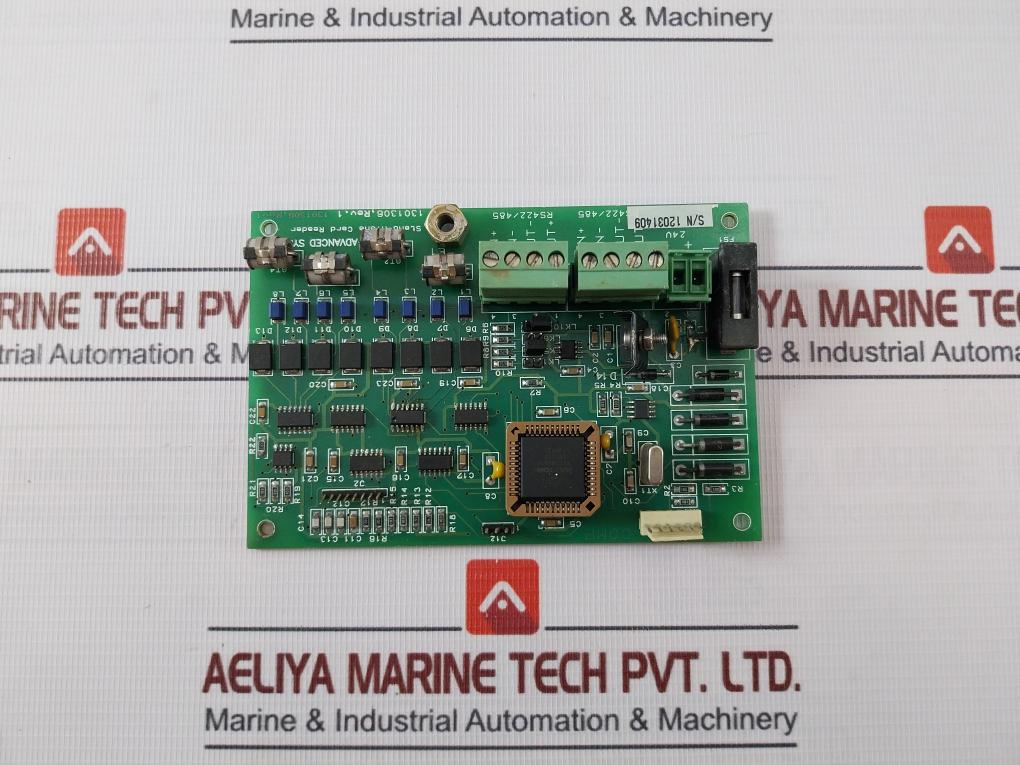 Advanced Systek 1301306 Stand Alone Card Reader Pcb Rev. 1 94V-0