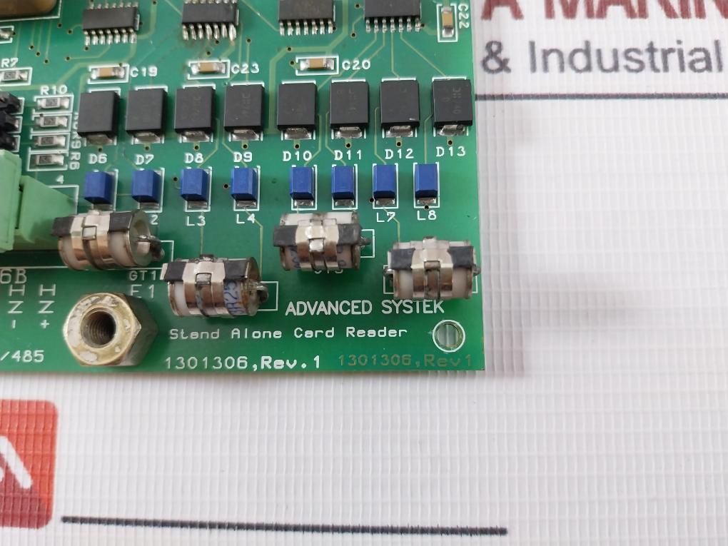 Advanced Systek 1301306 Stand Alone Card Reader Pcb Rev. 1 94V-0