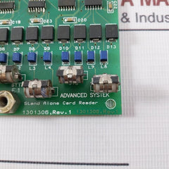Advanced Systek 1301306 Stand Alone Card Reader Pcb Rev. 1 94V-0