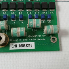 Advanced Systek 1301306 Stand Alone Card Reader Pcb Rev 1 24V