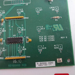 Advanced Systek 3-6000-030 Printed Circuit Board For Keyboard Rev. D