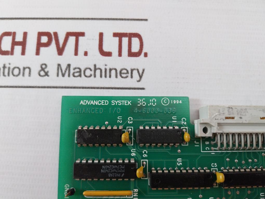 Advanced Systek 3-6000-036 Printed Circuit Board Rev A 4-6000-036