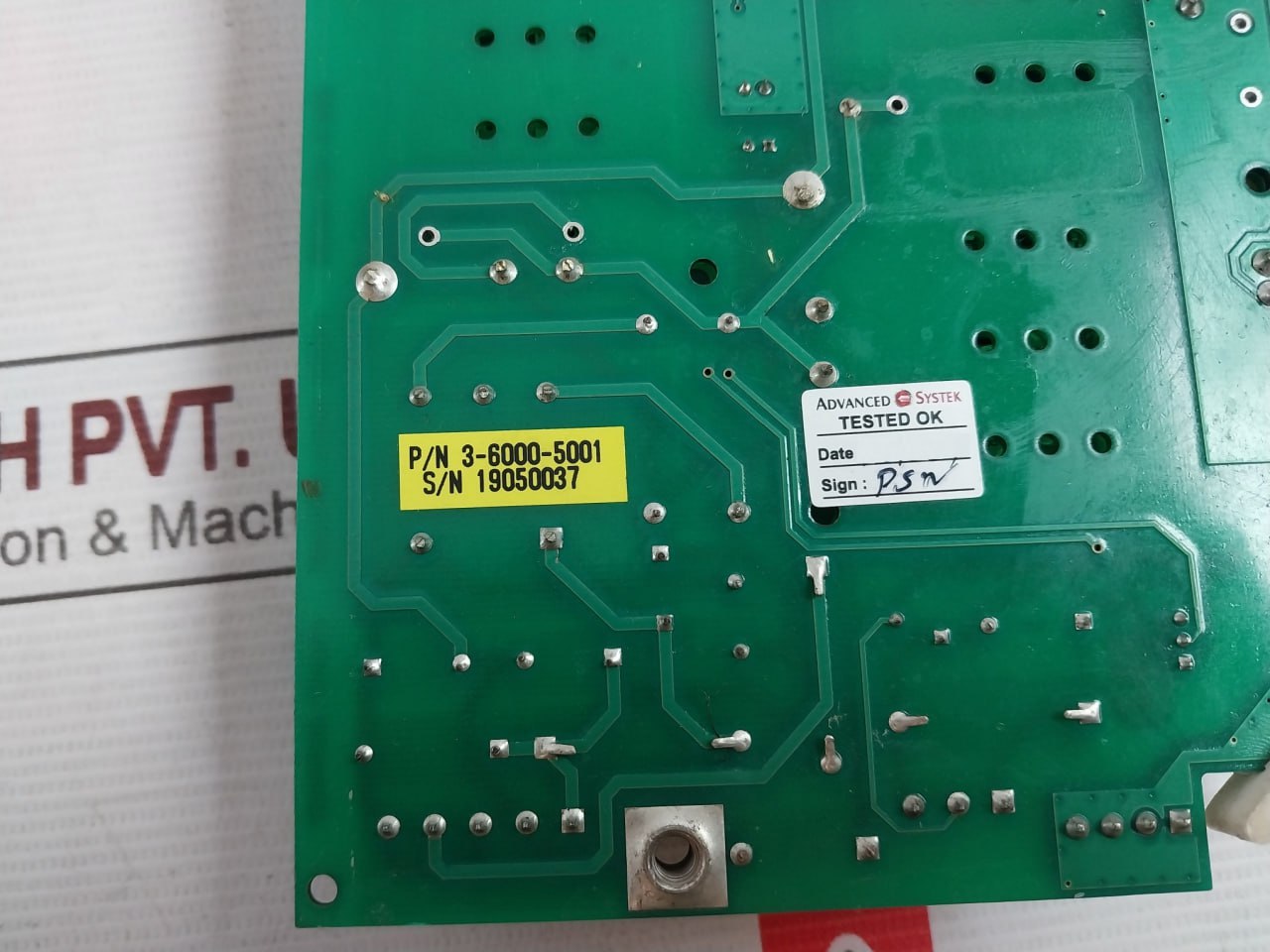 Advanced Systek 3-6000-5001 Switcher Power Supply Rev: 0 24Vdc 110-230Vac