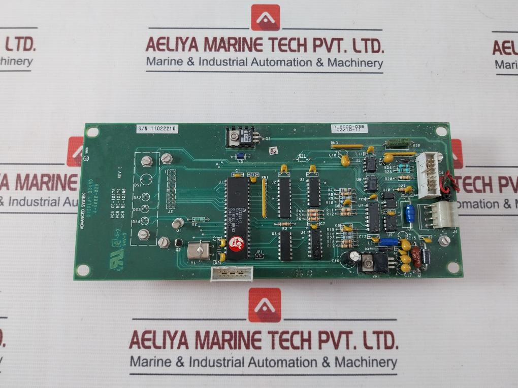 Advanced Systek 4-6000-028 Plc Display Board 94V-0 Rev.E
