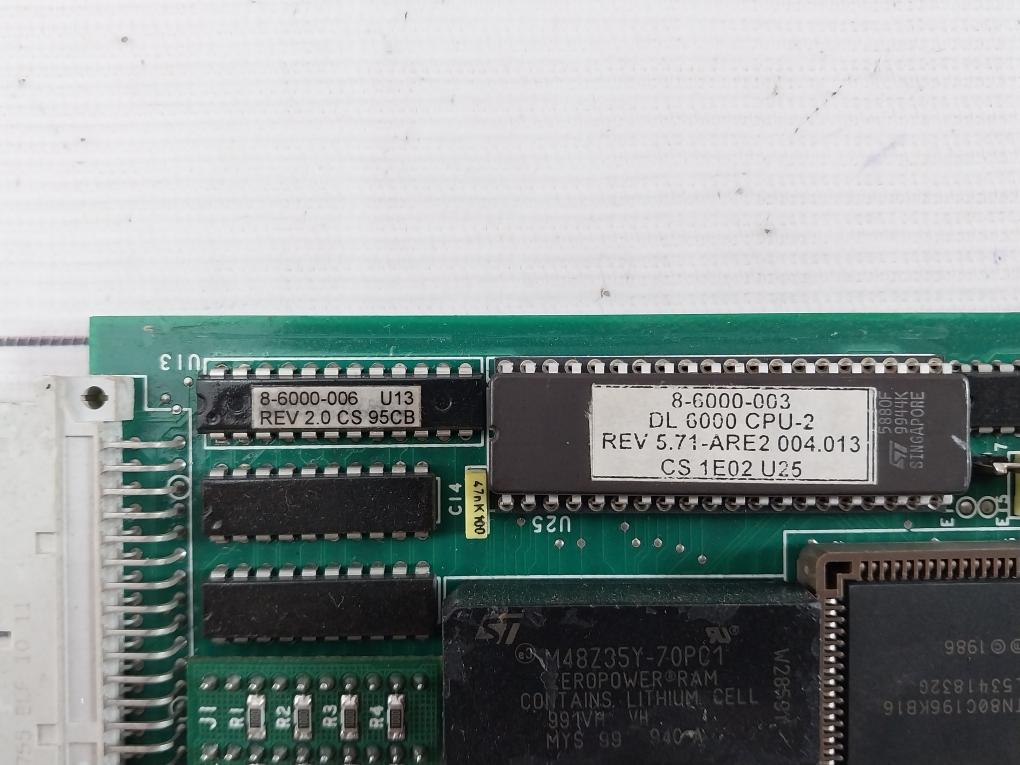 Advanced Systek 4-6000-029 Printed Circuit Board Cpu Be-12582 Rev A