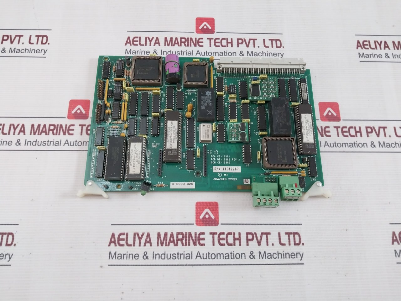 Advanced Systek 4-6000-029 Printed Circuit Board Cpu Be-12582 Rev A