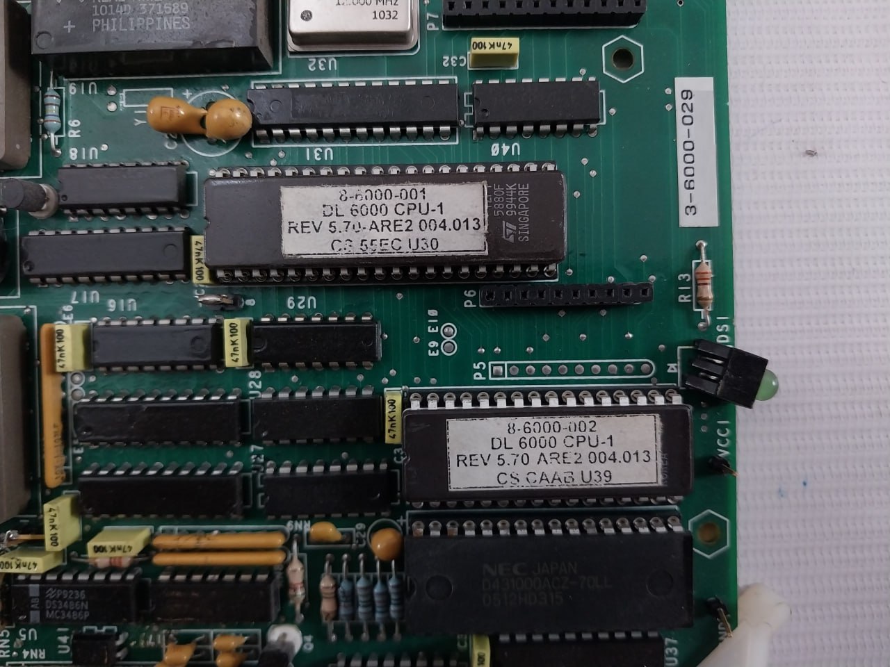 Advanced Systek 4-6000-029 Printed Circuit Board Cpu Be-12582 Rev A