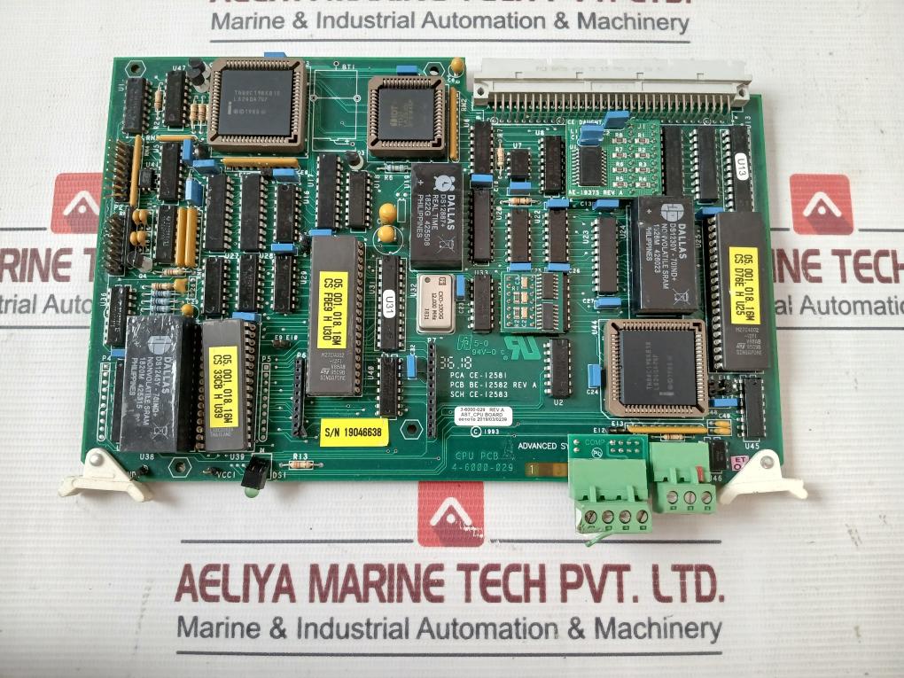 Advanced Systek 4-6000-029 Printed Circuit Board For Cpu 94V-0 Rev.A
