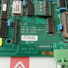 Advanced Systek 4-6000-029 Printed Circuit Board For Cpu 94V-0 Rev.A