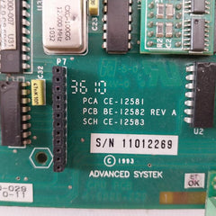 Advanced Systek 4-6000-029 Printed Circuit Board For Cpu Ae-19375 Rev A 1031304