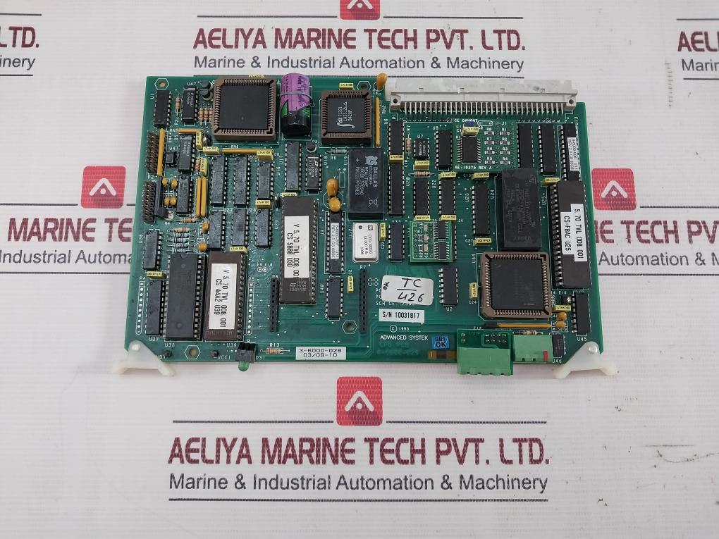 Advanced Systek 4-6000-029 Printed Circuit Board For Cpu Be-12582 Rev A