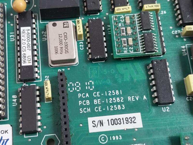 Advanced Systek 4-6000-029 Printed Circuit Board For CPU PCB BE-12582 REV: A