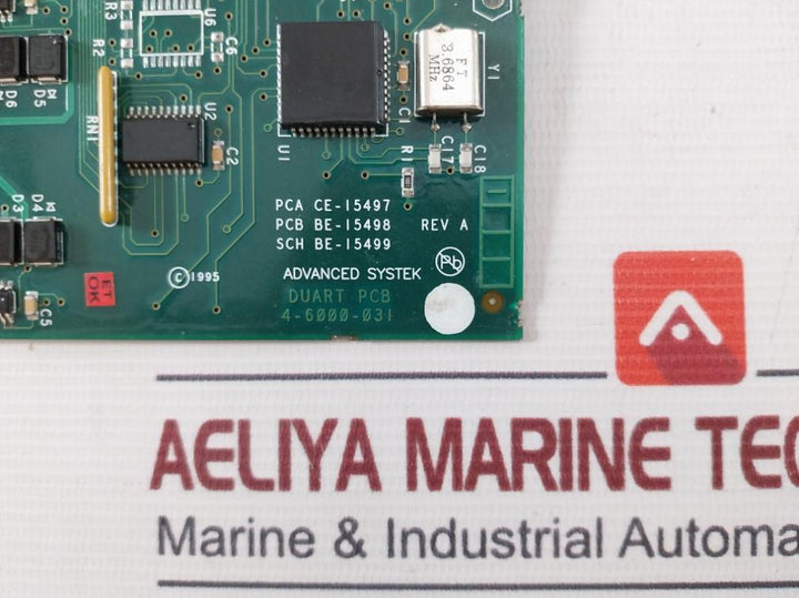 Advanced Systek 4-6000-031 Duart Pcb Rev.A 94V-0