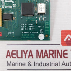 Advanced Systek 4-6000-031 Duart Pcb Rev.A 94V-0