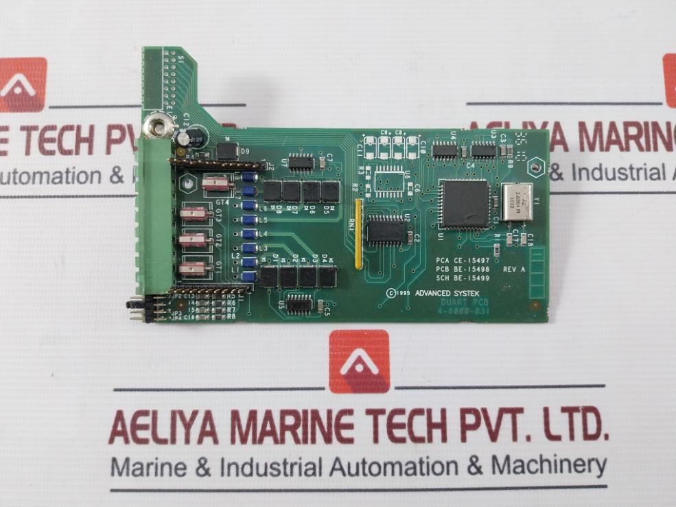 Advanced Systek 4-6000-031 Printed Circuit Board Duart Rev.A 94V-0