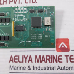 Advanced Systek 4-6000-031 Printed Circuit Board Duart Rev.A 94V-0