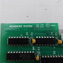 Advanced Systek 4-6000-036 Printed Circuit Board Be-12813 Rev A