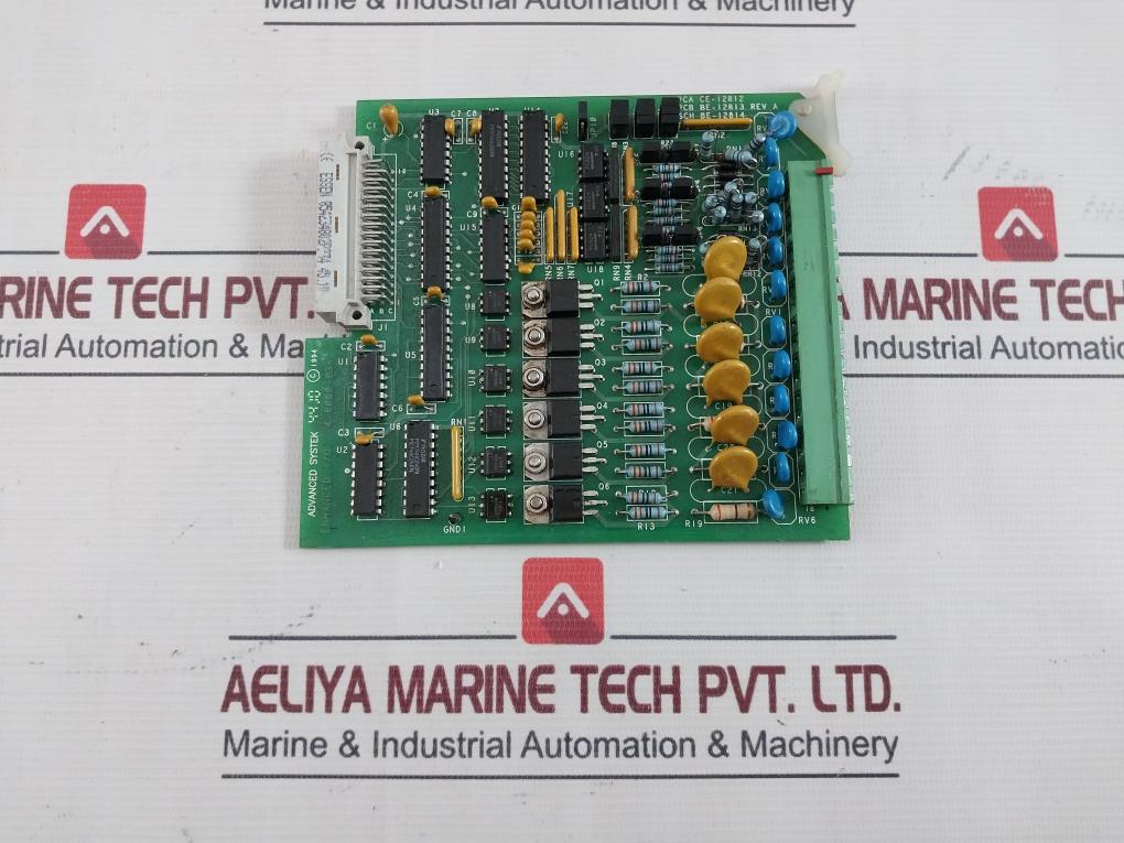 Advanced Systek 4-6000-036 Printed Circuit Board Card Be-12813 Rev: A 94V-0